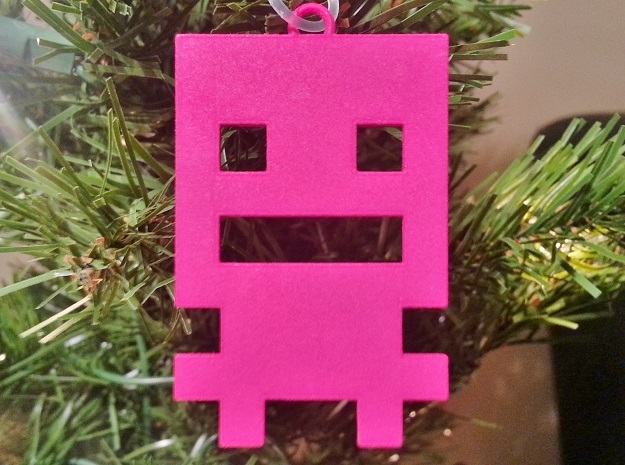 Turbo Buddy Ornament in Pink Processed Versatile Plastic