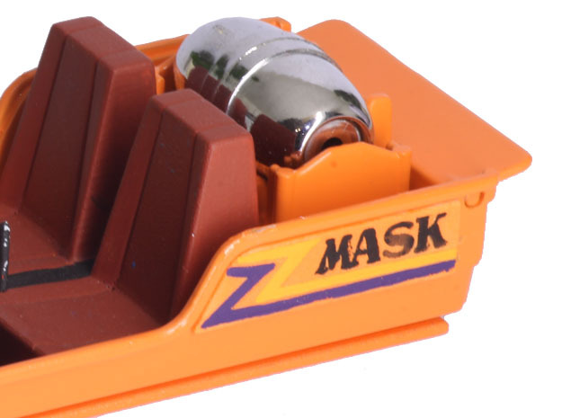 M.A.S.K. Gator Speedboat Logo in Orange Processed Versatile Plastic