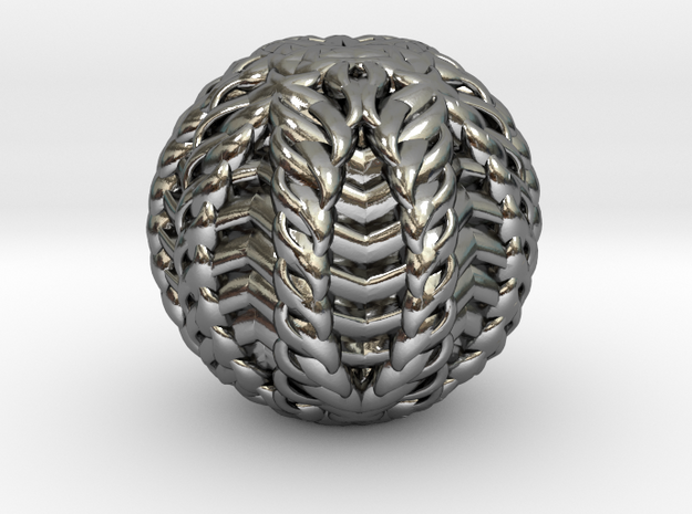 CARVER  Paper Weight in Polished Silver