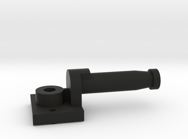 Bi-pod Attachment Pin ASG  in Black Natural Versatile Plastic