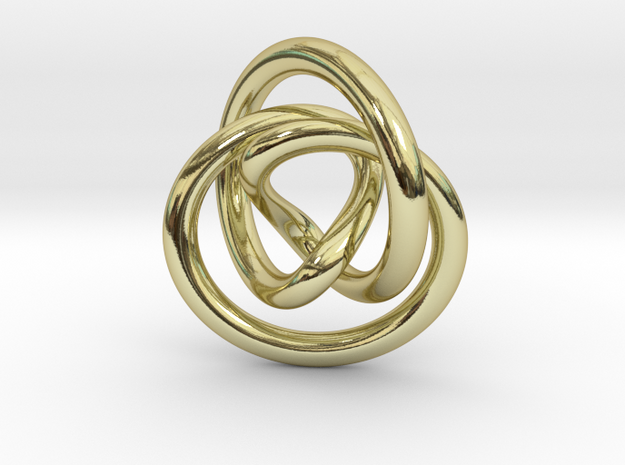Infinity Pendant in 18k Gold Plated Brass