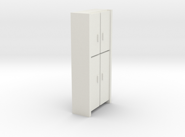 A 006 Cabinet HO in White Natural Versatile Plastic