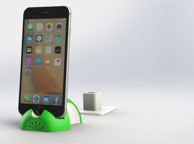 iPhone 6S/6S Plus Dock-Green in Full Color Sandstone