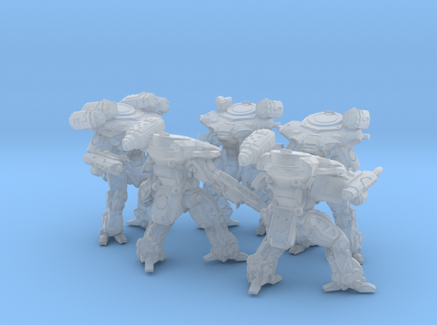 Quenn Tactical Armor Squad in Smooth Fine Detail Plastic