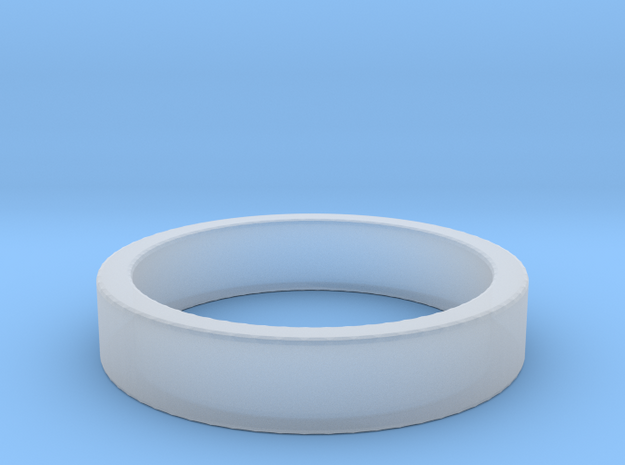 Basic Ring US11 in Smooth Fine Detail Plastic