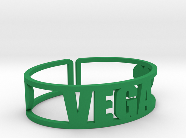 Vega Cuff in Green Processed Versatile Plastic