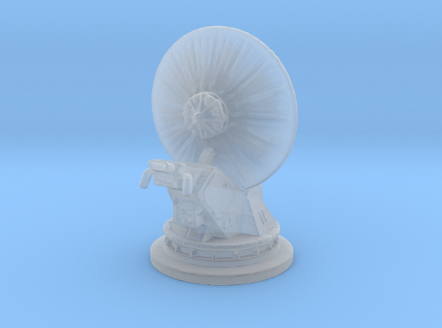 Dish Turret 1:270 in Smooth Fine Detail Plastic