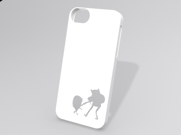 Adventure Time Inspired iPhone 5 case in White Natural Versatile Plastic