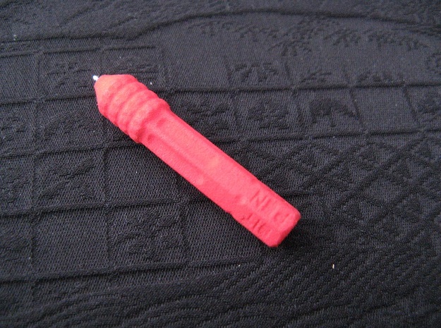 1/4" Hex Bit Pen 05 (012) in Red Processed Versatile Plastic
