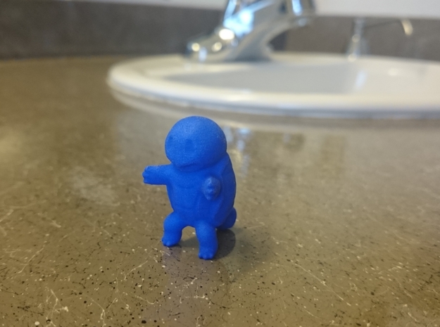 Squirtle in Blue Processed Versatile Plastic