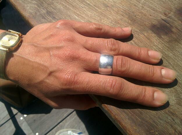 RING 19 mm in Polished Silver