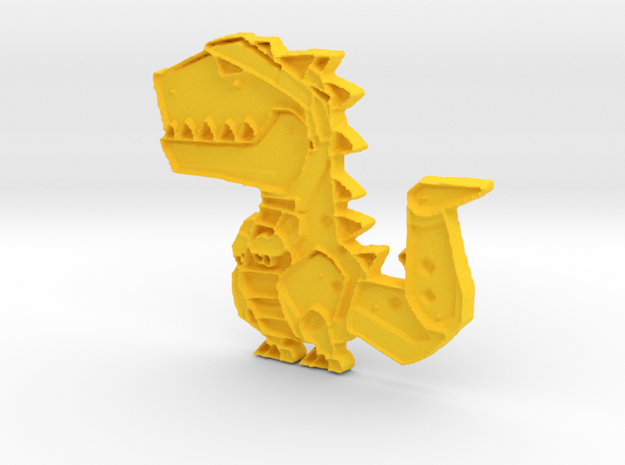 t rex in Yellow Processed Versatile Plastic