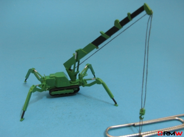 HO/1:87 Mini Crawler Crane Set C kit in Smooth Fine Detail Plastic