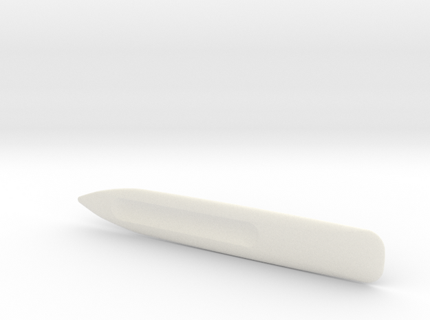 Bone Fold in White Processed Versatile Plastic: Small