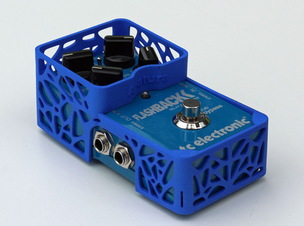 TC Electronic compact 4 knobs pedal cover in Blue Processed Versatile Plastic