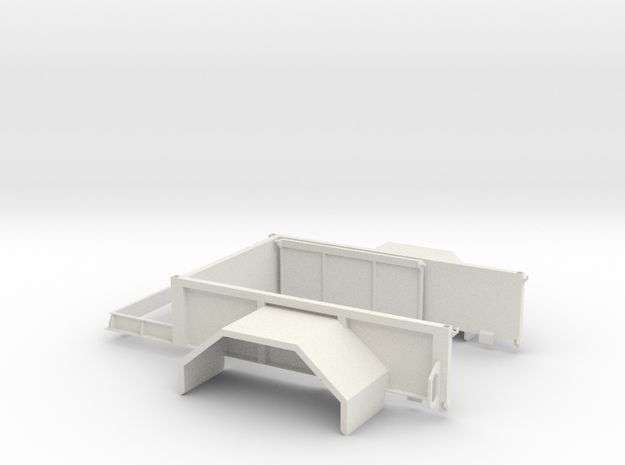 Expedition Bed in White Natural Versatile Plastic