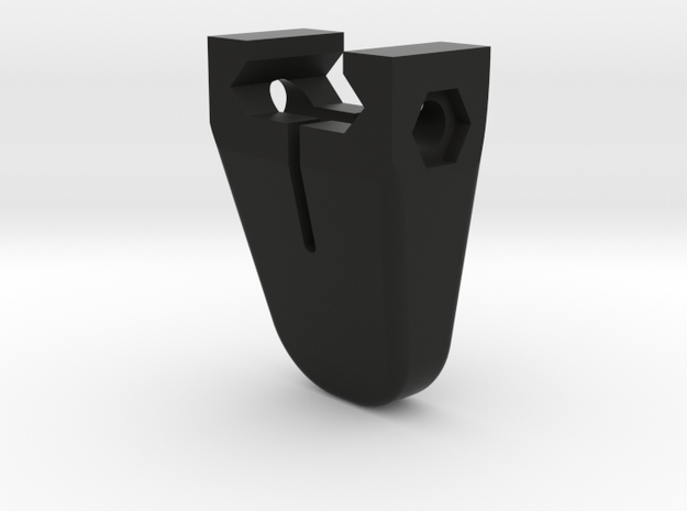 Mini handstop Picatinny  - metric in Black Natural Versatile Plastic