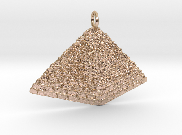 TEMPLE Pendant in 14k Rose Gold Plated Brass
