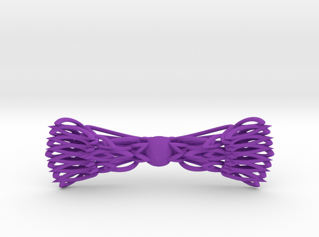 Bow tie/ ties in Purple Processed Versatile Plastic