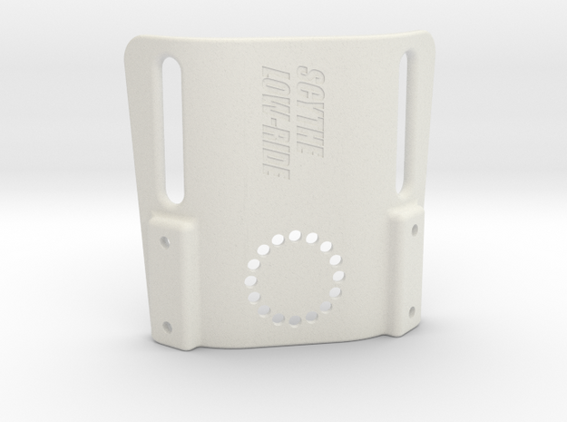 Scythe low-ride holster platform for 50mm duty bel in White Natural Versatile Plastic