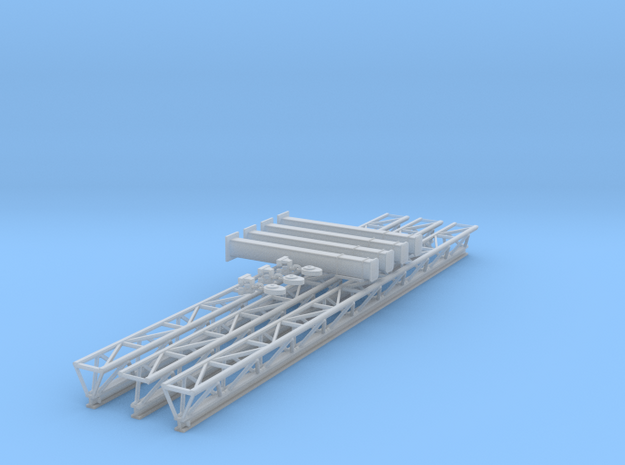 O Scale Fall Protection Truss in Smooth Fine Detail Plastic