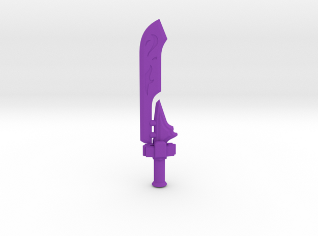 Void Blade in Purple Processed Versatile Plastic