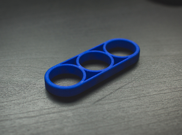 The Suplex - Fidget Spinner - For your Idle Hands in Blue Processed Versatile Plastic