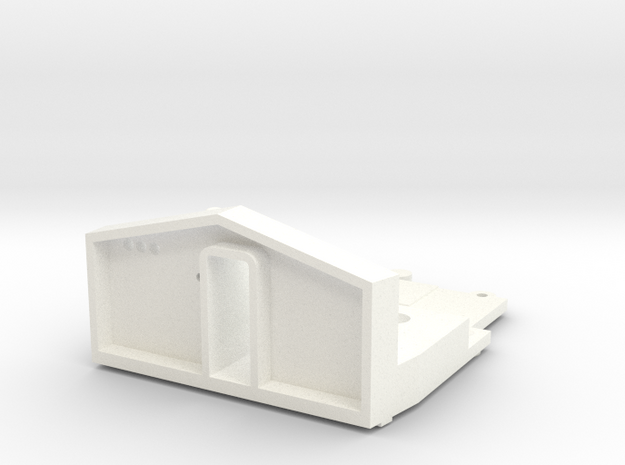 O Scale Baldwin RF-16 Sharknose Cab Floor & Dash in White Processed Versatile Plastic