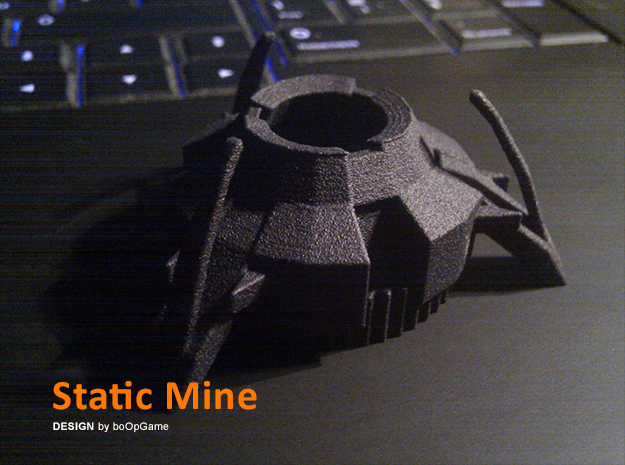 boOpGame Shop - Half-Life Static Mine in Black Natural Versatile Plastic