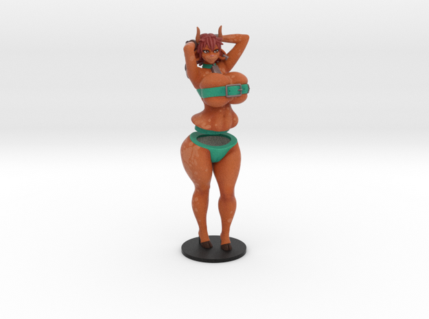 Moo the Minotaur - 220mm (approx 8.5 inches) in Full Color Sandstone