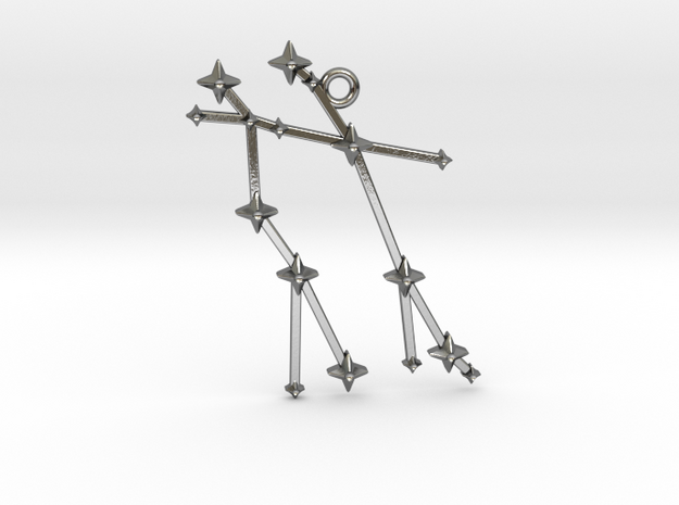 The Constellation Collection - Gemini in Polished Silver