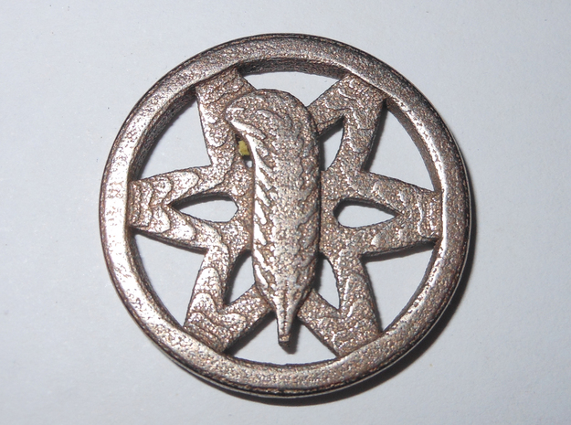 Zep Symbol 03 in Polished Bronzed Silver Steel