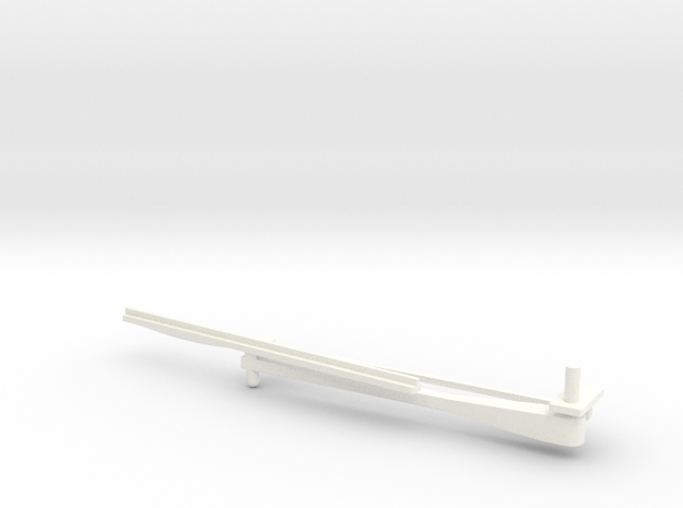 Whirlwind Wiper 80mm Left in White Processed Versatile Plastic