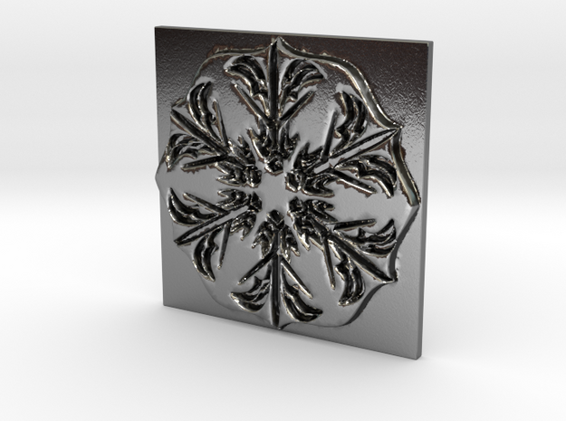Snowflake in Polished Silver: Small