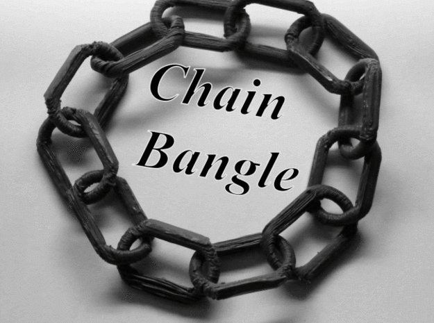 Bracelet Chain in White Natural Versatile Plastic