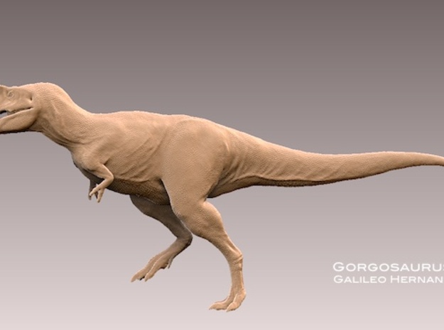 Gorgosaurus1:72 v1scaly skin in White Natural Versatile Plastic