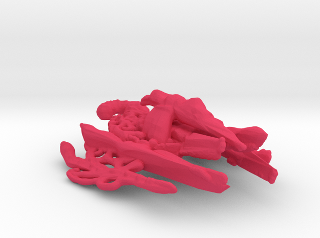 Swarm Destroyer in Pink Processed Versatile Plastic