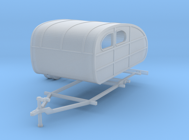 1935 Tear Drop Camper Ready For Shapeways in Smooth Fine Detail Plastic