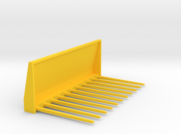 Manure fork 1/32 in Yellow Processed Versatile Plastic