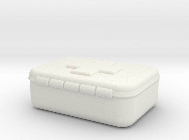 First Aid Kit 1/10th in White Natural Versatile Plastic