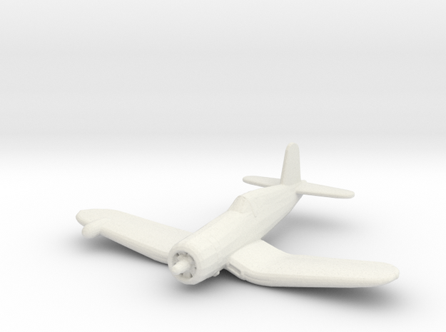 Vought F4U-2 'Corsair' in White Natural Versatile Plastic: 1:200