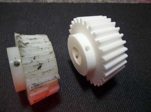 Sears/Craftsman Band Saw Bevel Gear - Part 341-299 in White Natural Versatile Plastic