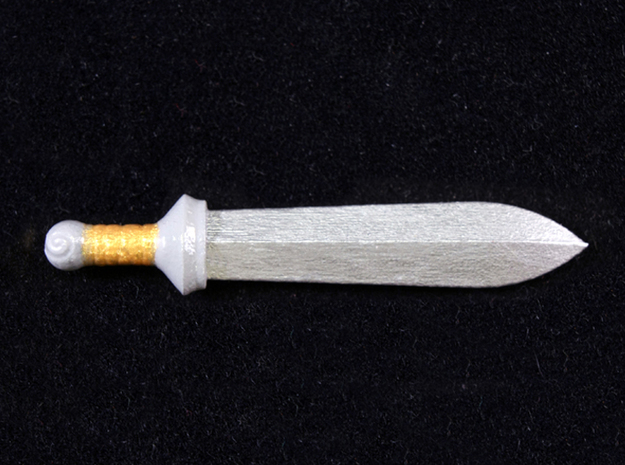 Toon Hero's Sword in Smooth Fine Detail Plastic