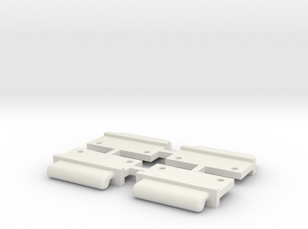 FixAV Mosler v2 MiniZ 4pc in White Natural Versatile Plastic