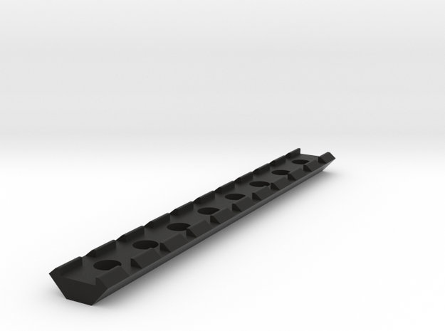 21mm Rail 160mm in Black Natural Versatile Plastic