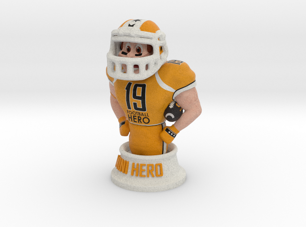Mini football hero - version Orange in Full Color Sandstone