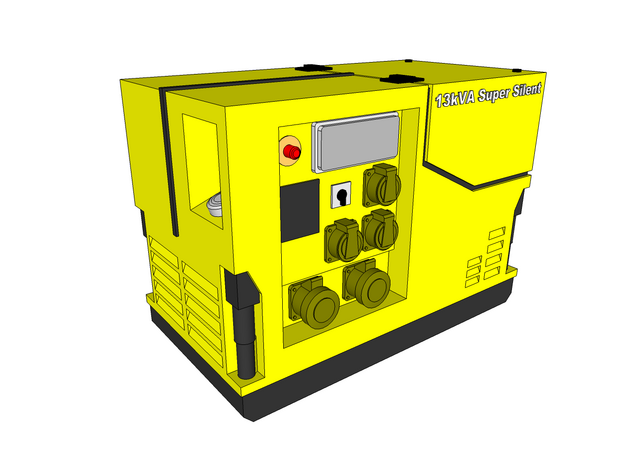 DIN Generator ESE 1304 von ENDRESS in Smooth Fine Detail Plastic: 1:87 - HO