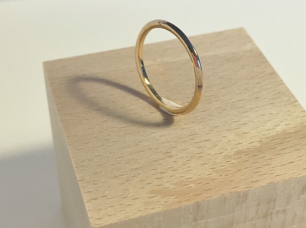 Penta Ring - An unconventional Wedding Ring in Polished Bronze: Medium
