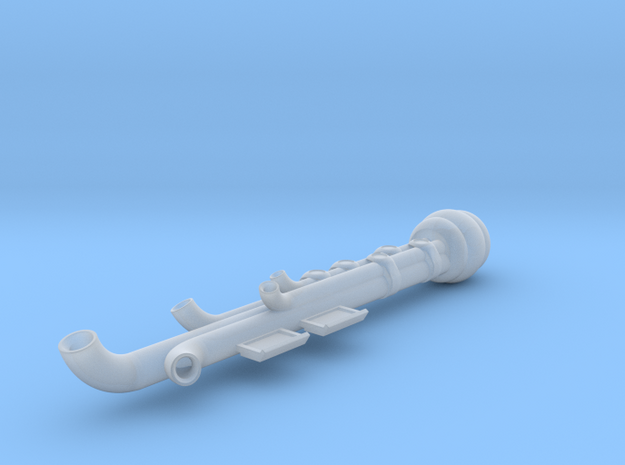 Le-Koro Flute in Smooth Fine Detail Plastic