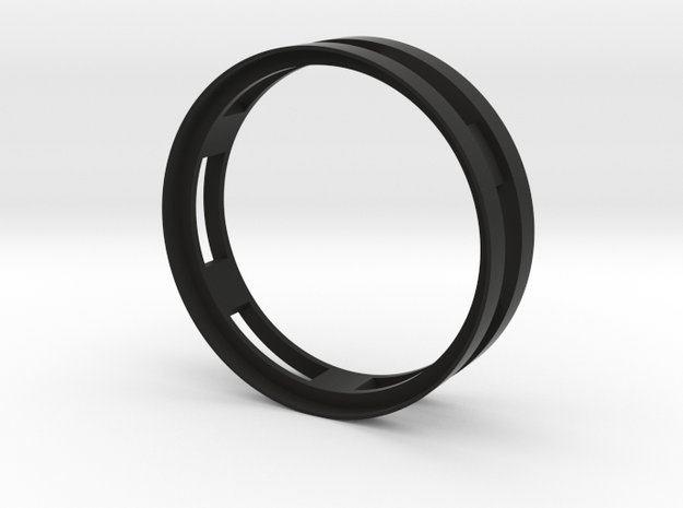 Beadlock 0.7" in Black Natural Versatile Plastic